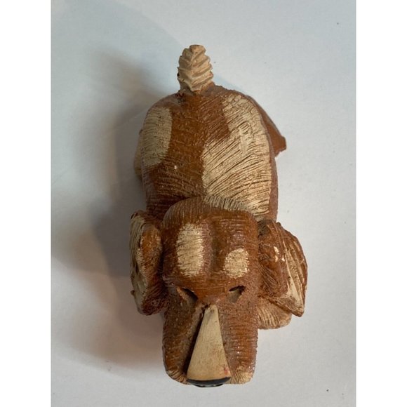 Artesania Rinconada Hunting Dog Retired Carved Clay Figurine Uruguay - Picture 5 of 11